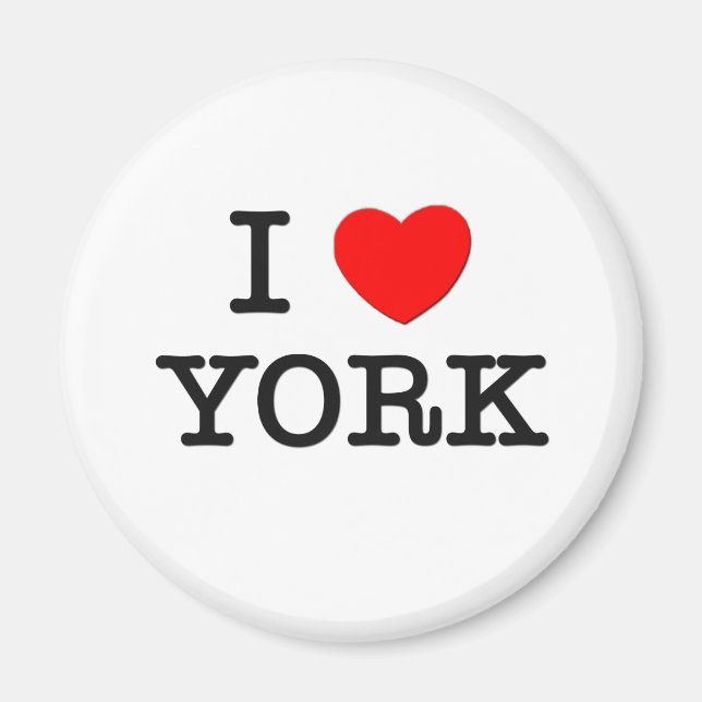 I Kärlek York Magnet (Framsidan)