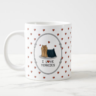 I Kärlek Yorkies (I Kärlek Yorkshire Terriers) hjä Jumbo Mugg