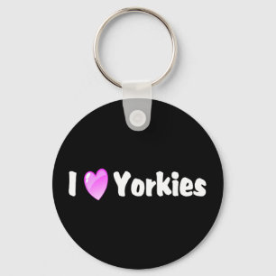 I Kärlek Yorkies Nyckelring