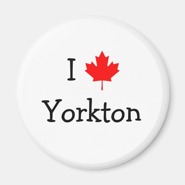 I Kärlek Yorkton Magnet (Framsidan)