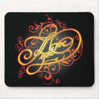 I Kärlek You 1 Mousepad Musmatta