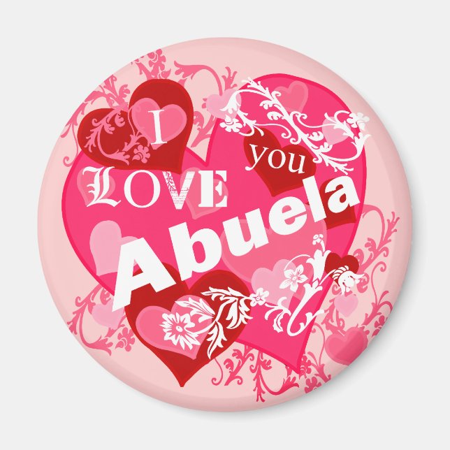 I Kärlek You Abuela Magnet (Framsidan)