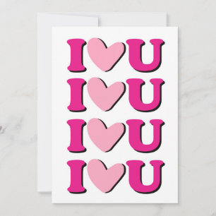 I Kärlek You Alla hjärtans dag Card