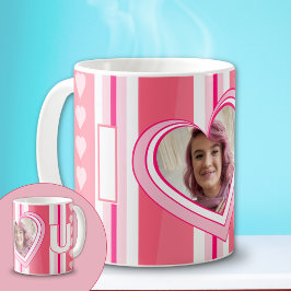 "I Kärlek You" Anpassningsbar Alla hjärtans dag Ra Kaffemugg