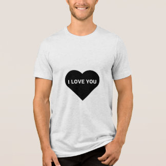 I Kärlek You Black T Shirt Design