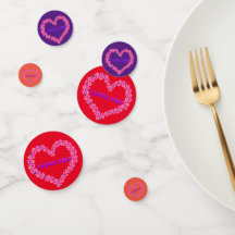 I Kärlek You Bord Confetti