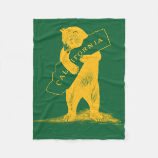 I Kärlek You California - Grönt och Guld Fleecefilt
