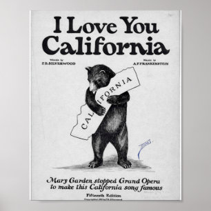 I Kärlek You California Lakan Music Poster