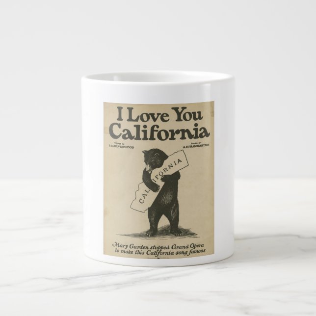 I Kärlek You California Mugg Jumbo Mugg (Framsidan)