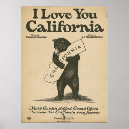 I Kärlek You California Poster