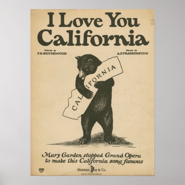 I Kärlek You California Poster (Framsidan)