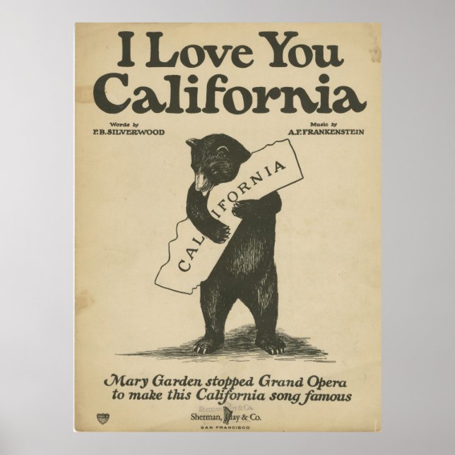 I Kärlek You California Poster (Framsidan)