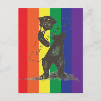 I Kärlek You California—Rainbow Vykort