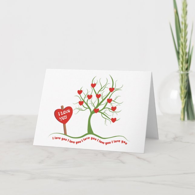 I Kärlek You Cards Kort (Framsida)