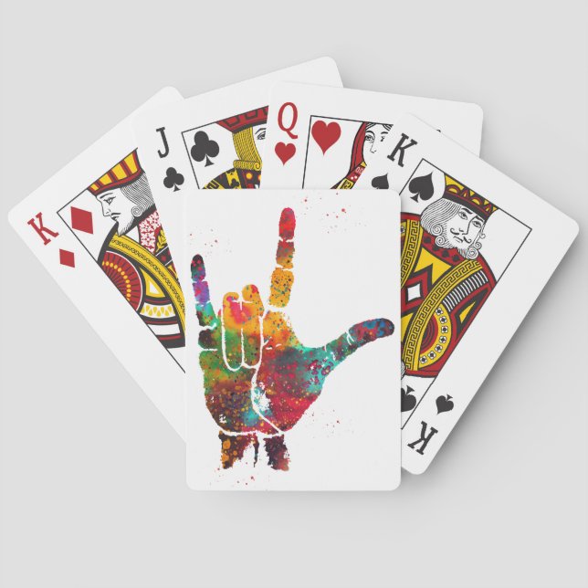 I Kärlek You Casinokort (Baksidan)