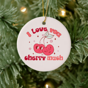 I Kärlek You Cherry Mch Julgransprydnad Keramik