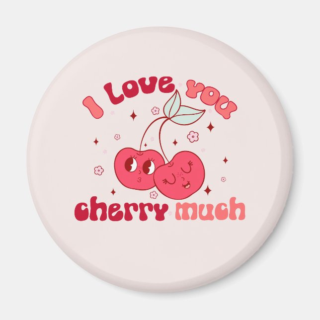 I Kärlek You Cherry Mch Magnet (Framsidan)