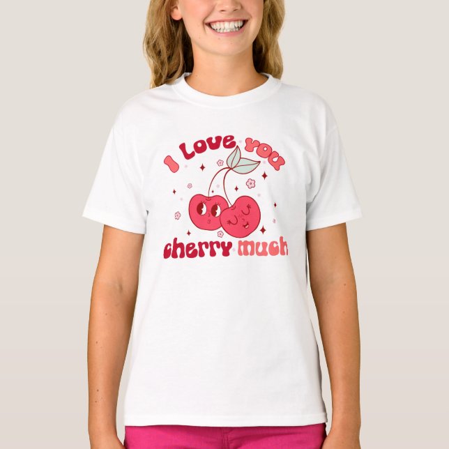 I Kärlek You Cherry Mch T Shirt (Framsida)