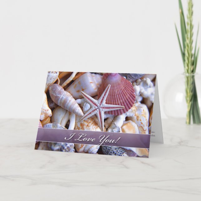 I Kärlek You Clam Snäcka Card Helgkort (Framsida)