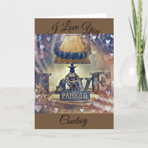 I Kärlek You Cowboy Kort