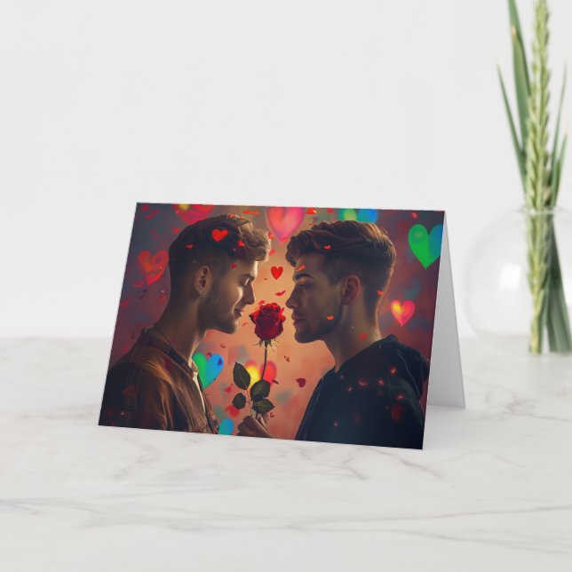 I Kärlek You Digital Art Print Tack Kort (Framsida)