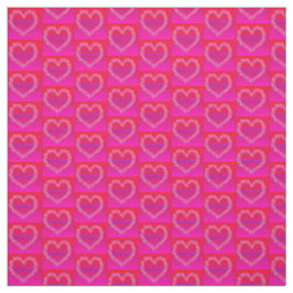 I Kärlek You Fabric Rosa Background Tyg