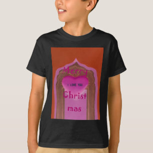 I kärlek You God jul Heart T-shirt