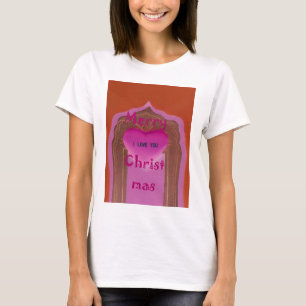 I kärlek You God jul Heart Tee Shirt
