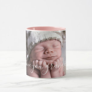 I Kärlek You Grandma Personlig Photo Template Mug Mugg