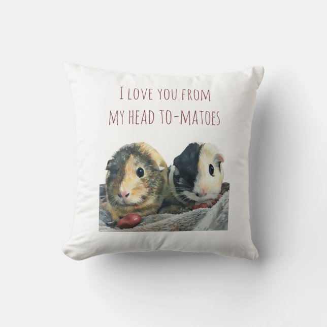 I Kärlek You Guinea Gris Pillow Kudde (Framsida)