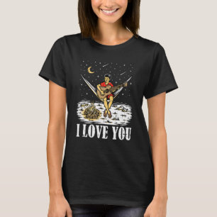 I Kärlek You Gutar Player Valentines day Guitarist T Shirt