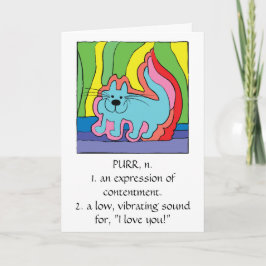 "I Kärlek You"-hälsningskort Kort