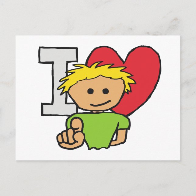 I Kärlek You Helg Vykort (Framsida)