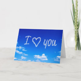 "I Kärlek You" himlar skriver Kort