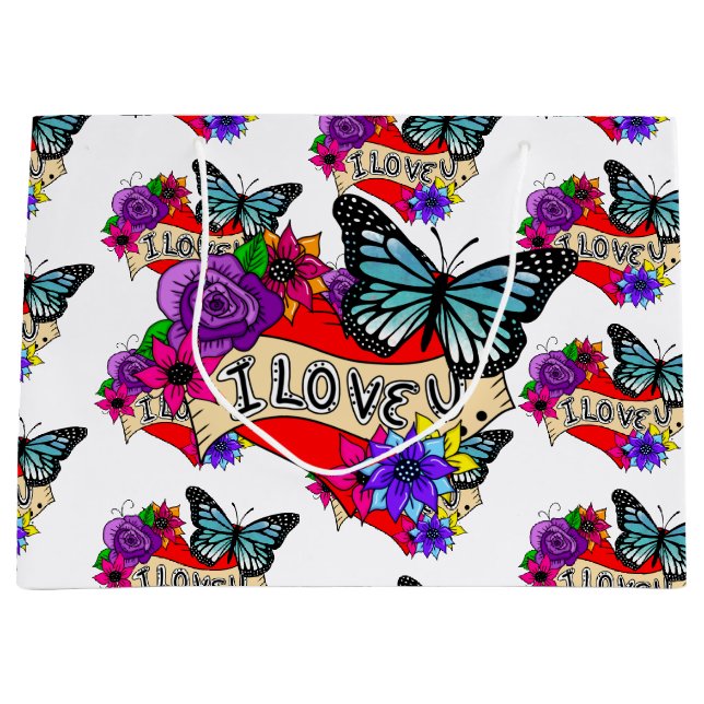 I Kärlek You | Hjärter, Ro och fjärilar (Framsidan)