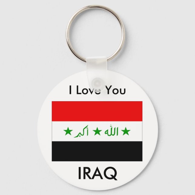 I Kärlek You IRAQ Nyckelring (Framsida)