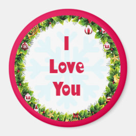 I Kärlek You-jul Magnet