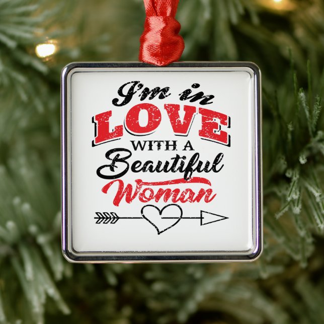 I Kärlek You Julgransprydnad Metall (Träd)