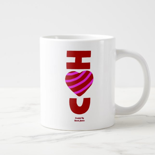 I Kärlek You Jumbo Mugg (Höger)
