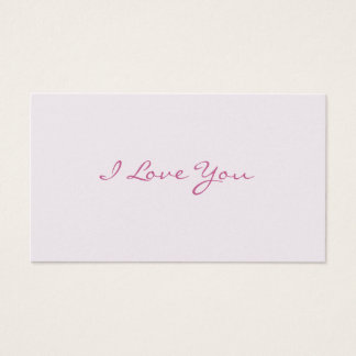 I Kärlek You Kärlek Notes Visitkort
