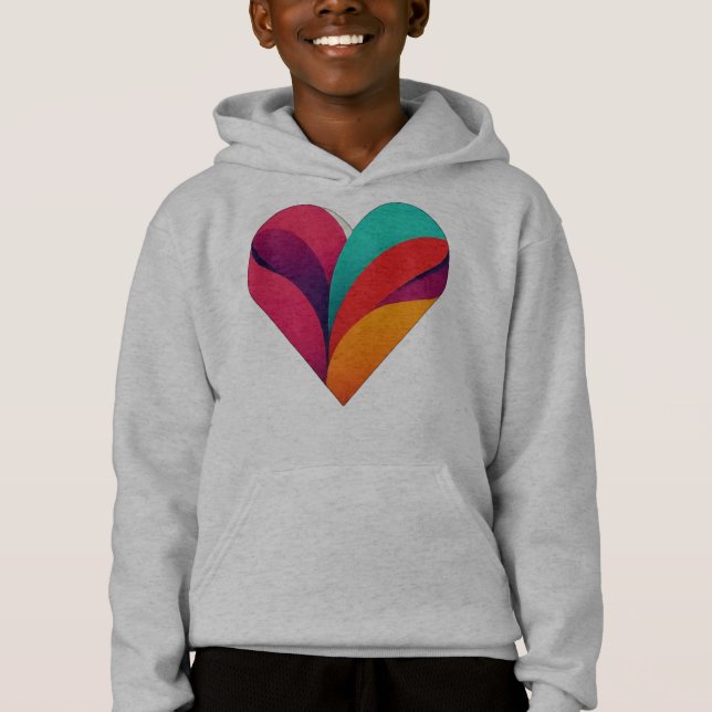 I Kärlek You Kids'Pullover T Shirt (Framsida)