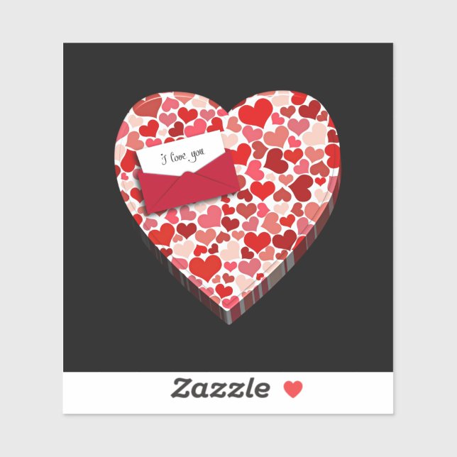 I Kärlek You Klistermärken (Ark)