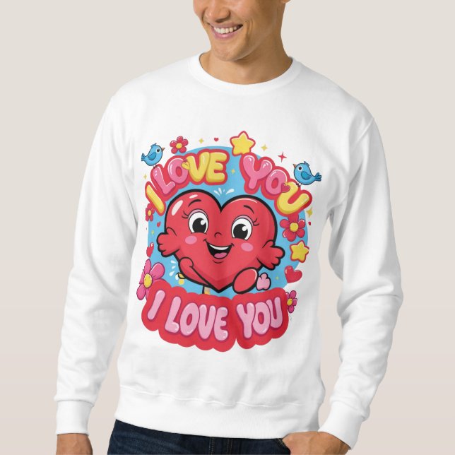 I Kärlek You Lång Ärmad Tröja (Framsida)