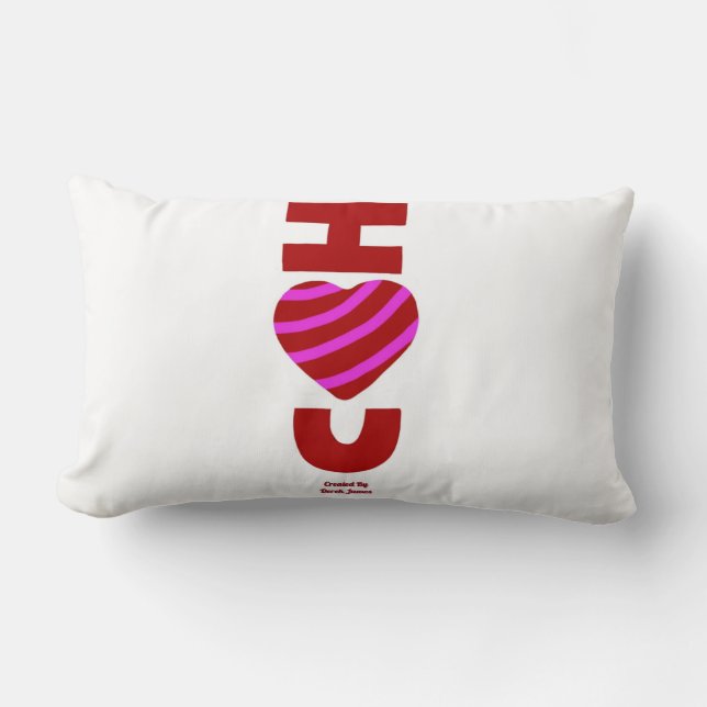 I Kärlek You Lumbar Pillow Lumbarkudde (Framsida)