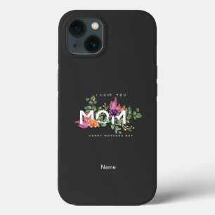 I Kärlek You Mamma Blommigt Design