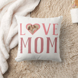 I Kärlek You Mamma | Cute 1-foto Mors dag Kudde