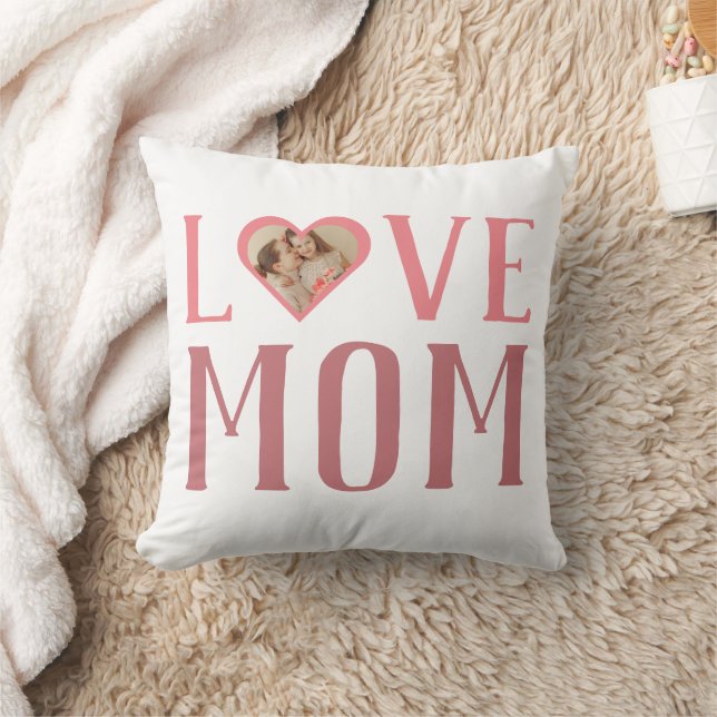 I Kärlek You Mamma | Cute 1-foto Mors dag Kudde (Filt)
