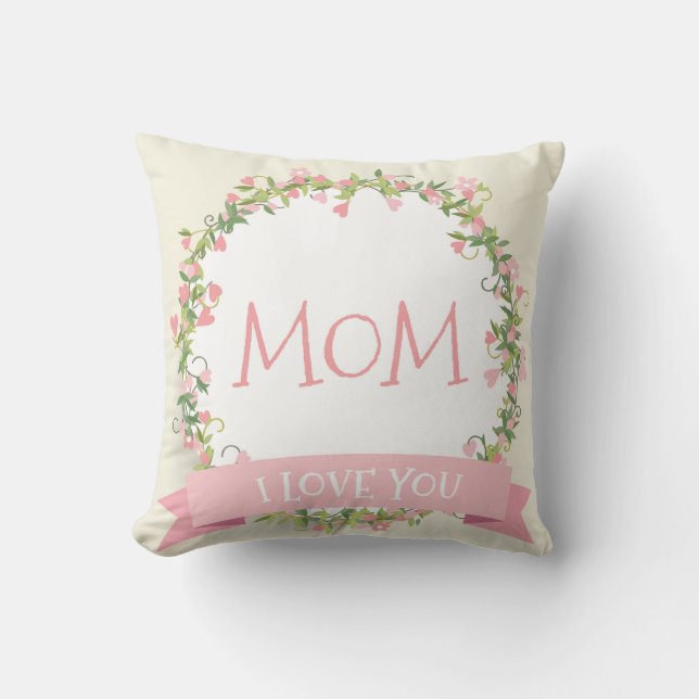 I Kärlek You Mamma Mors dag | DEKORATIV KUDDE (Framsida)