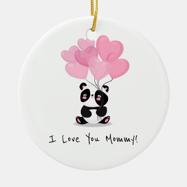 I Kärlek You Mamma Mors dag | Ornament (Framsidan)