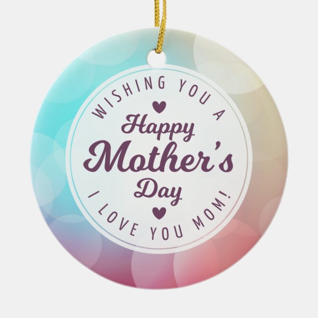 I Kärlek You Mamma Mors dag | Ornament (Framsidan)